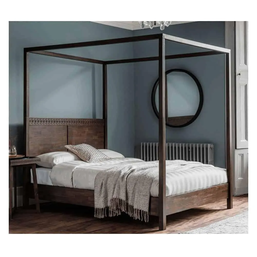 Boho Retreat 4 Poster 6' Super King Bed