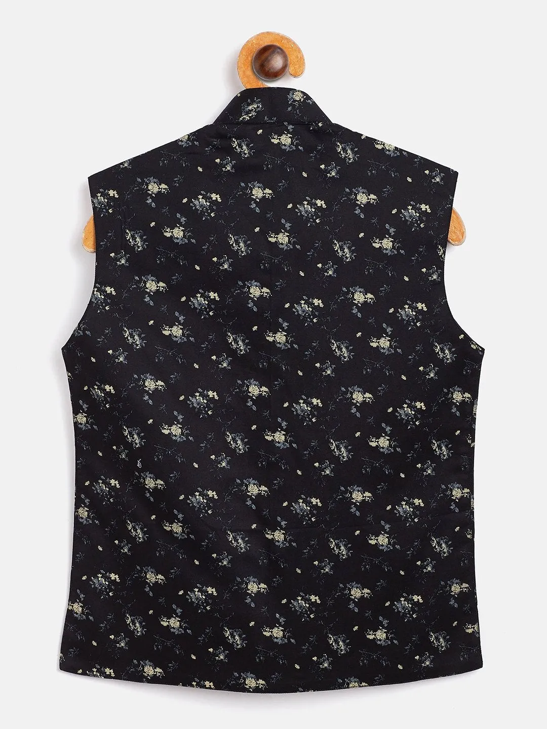 Cotton Blend Nehru Jacket for Boys - JBN Creation