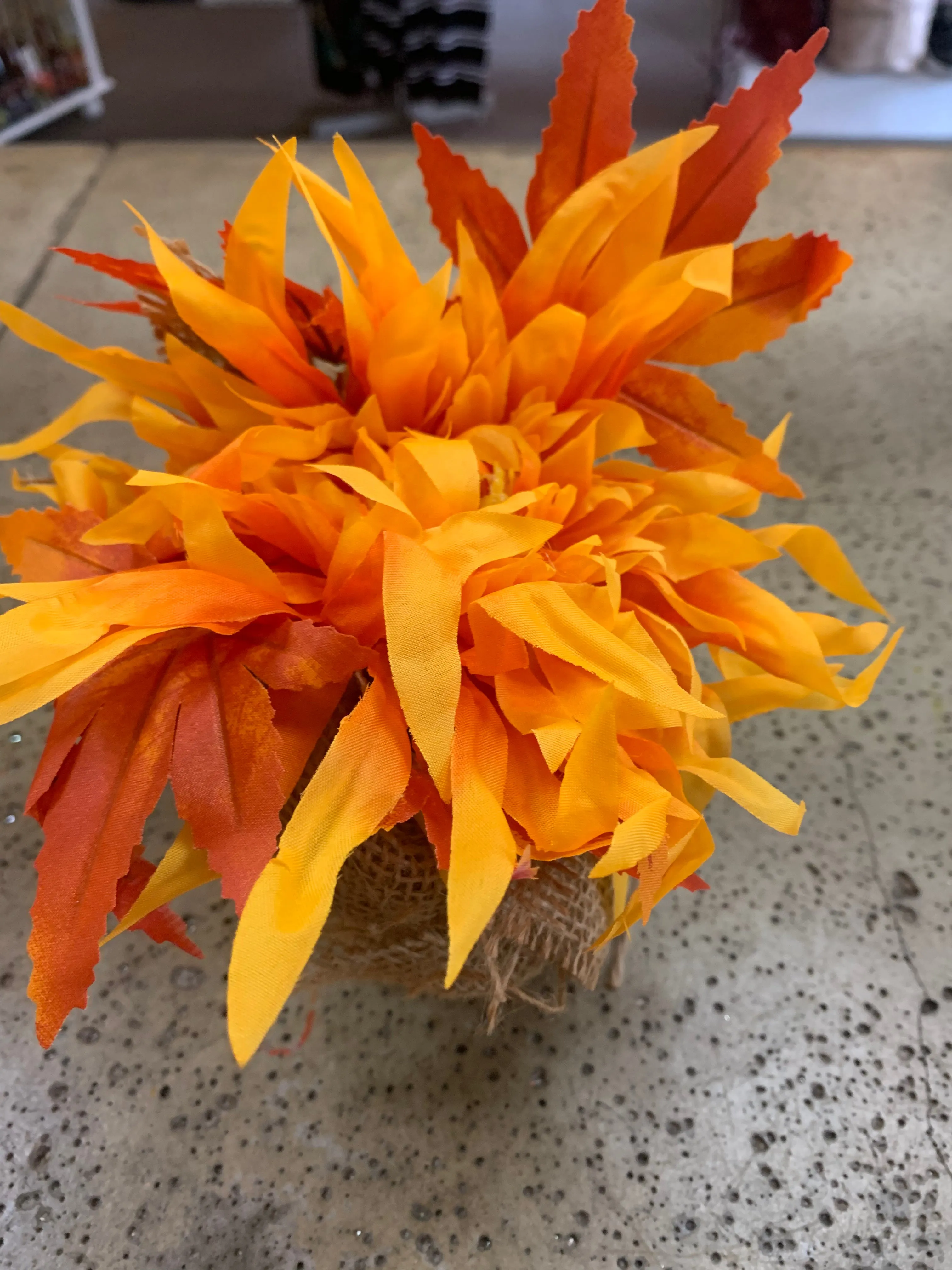 Fall Flowers in Jute (3 Styles)