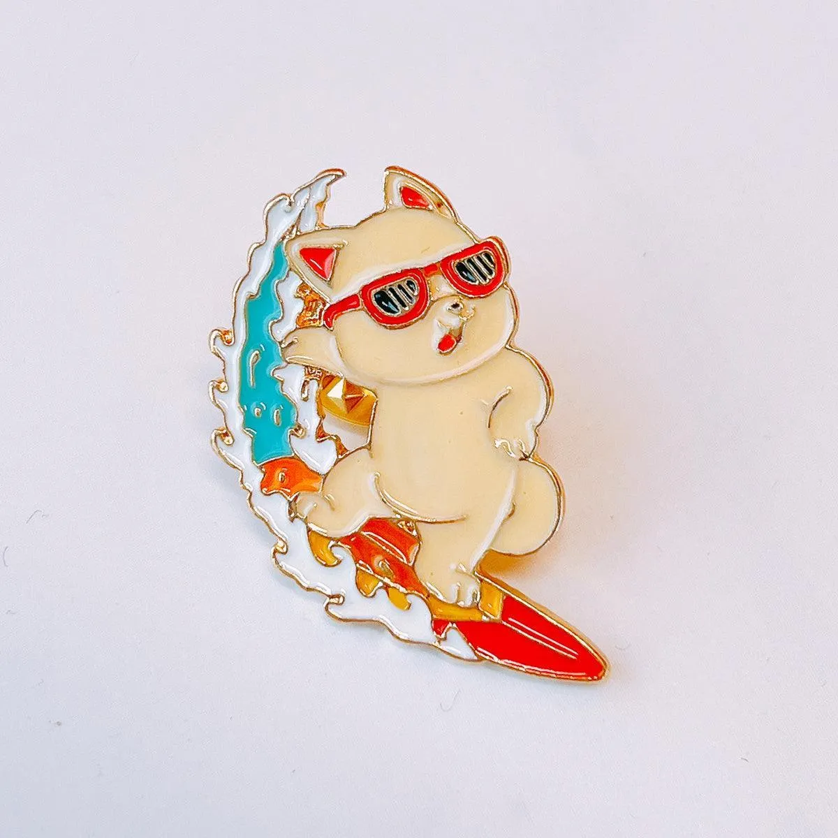 Japanese Kishu inu Dog Enamel Pin