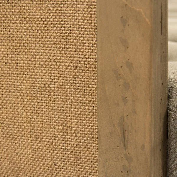 Jute French Country Deconstructed Sofa