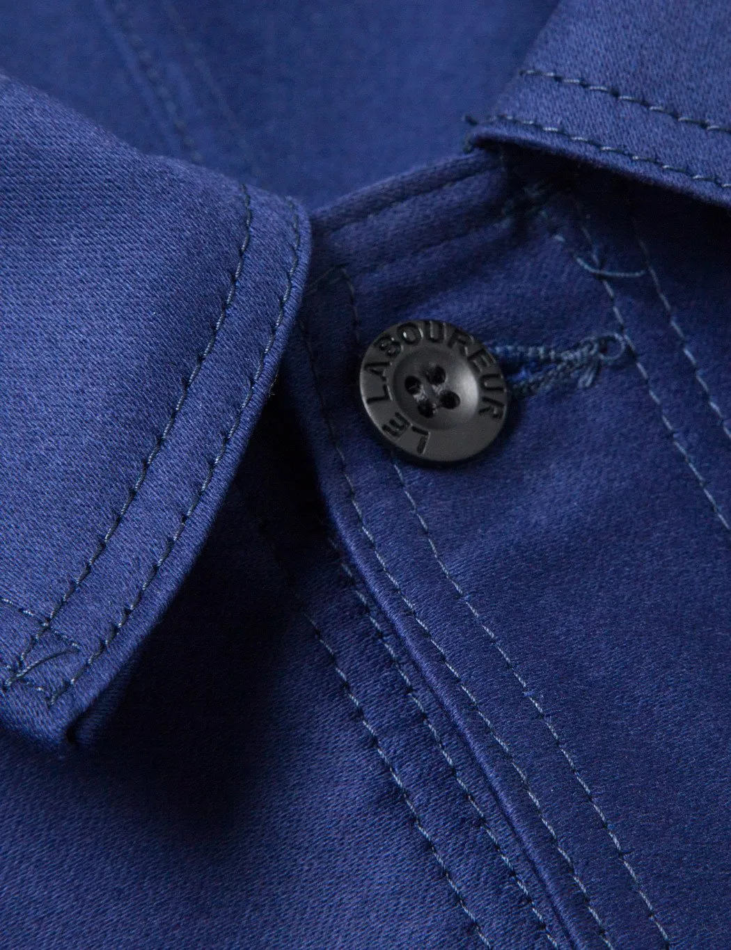 Le Laboureur Moleskin Work Jacket - Navy Blue