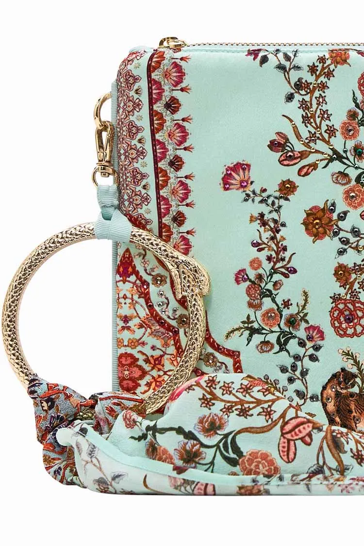 Ring Scarf Clutch in Weaving Worlds