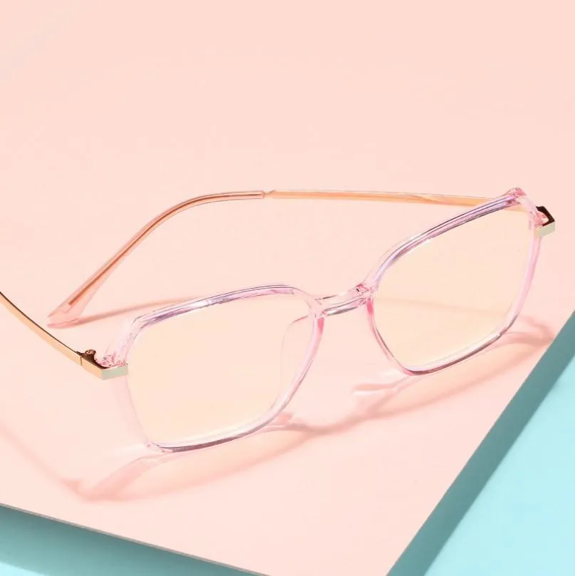 Star - Fashion Blue Light Blocking Computer Reading Gaming Glasses - Bright Black